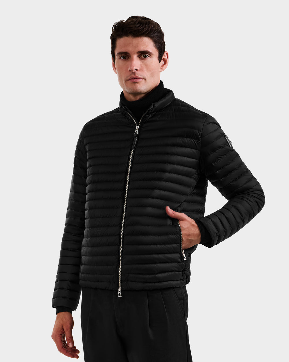 REYMOND M Black Men's Down Jacket | Light, Warm, Sustainable – Rudsak