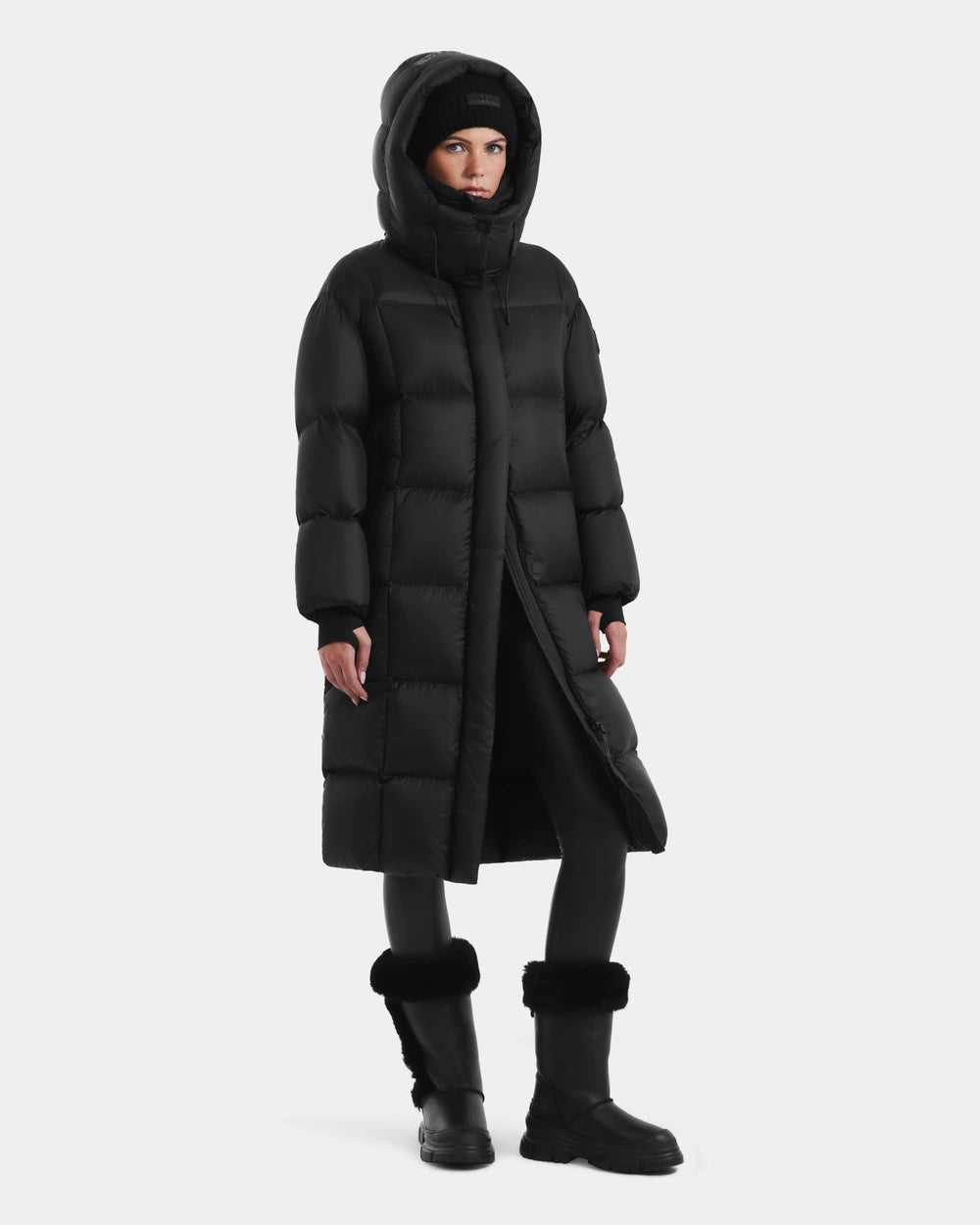 RUDSAK SASHA Women's Long Down Puffer Coat - Warm & Waterproof