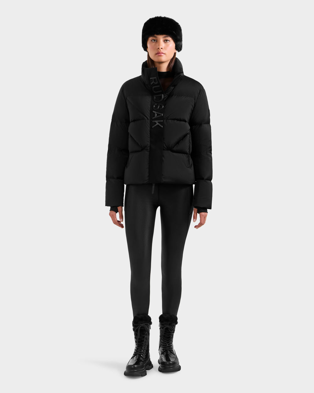 STEFANIE M L125526 Black Outerwear – Classic Style – Rudsak