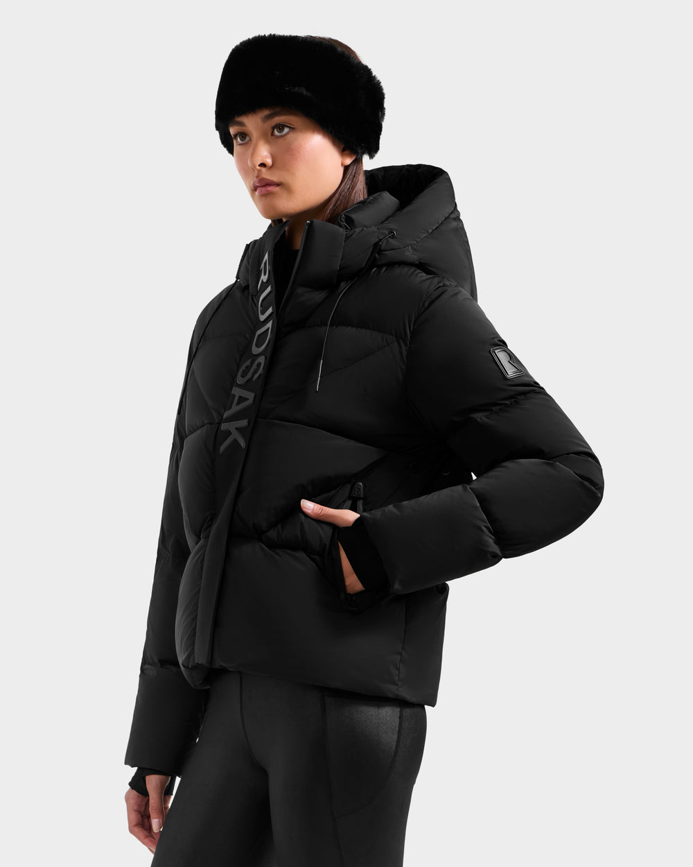 STEFANIE M L125526 Black Outerwear – Classic Style – Rudsak