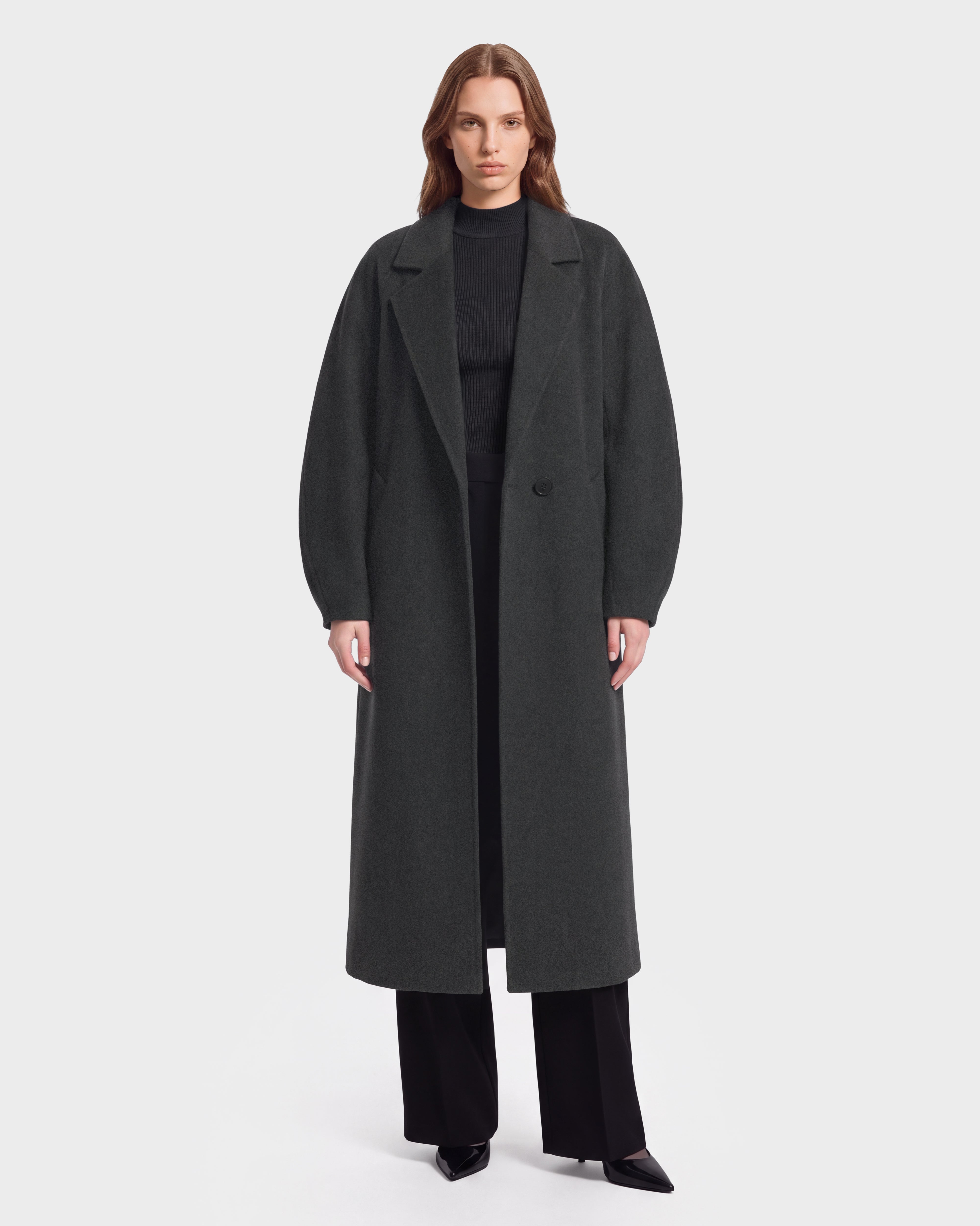 RUDSAK LILIA Women's Luxurious Wool Cashmere Wrap Coat – Rudsak