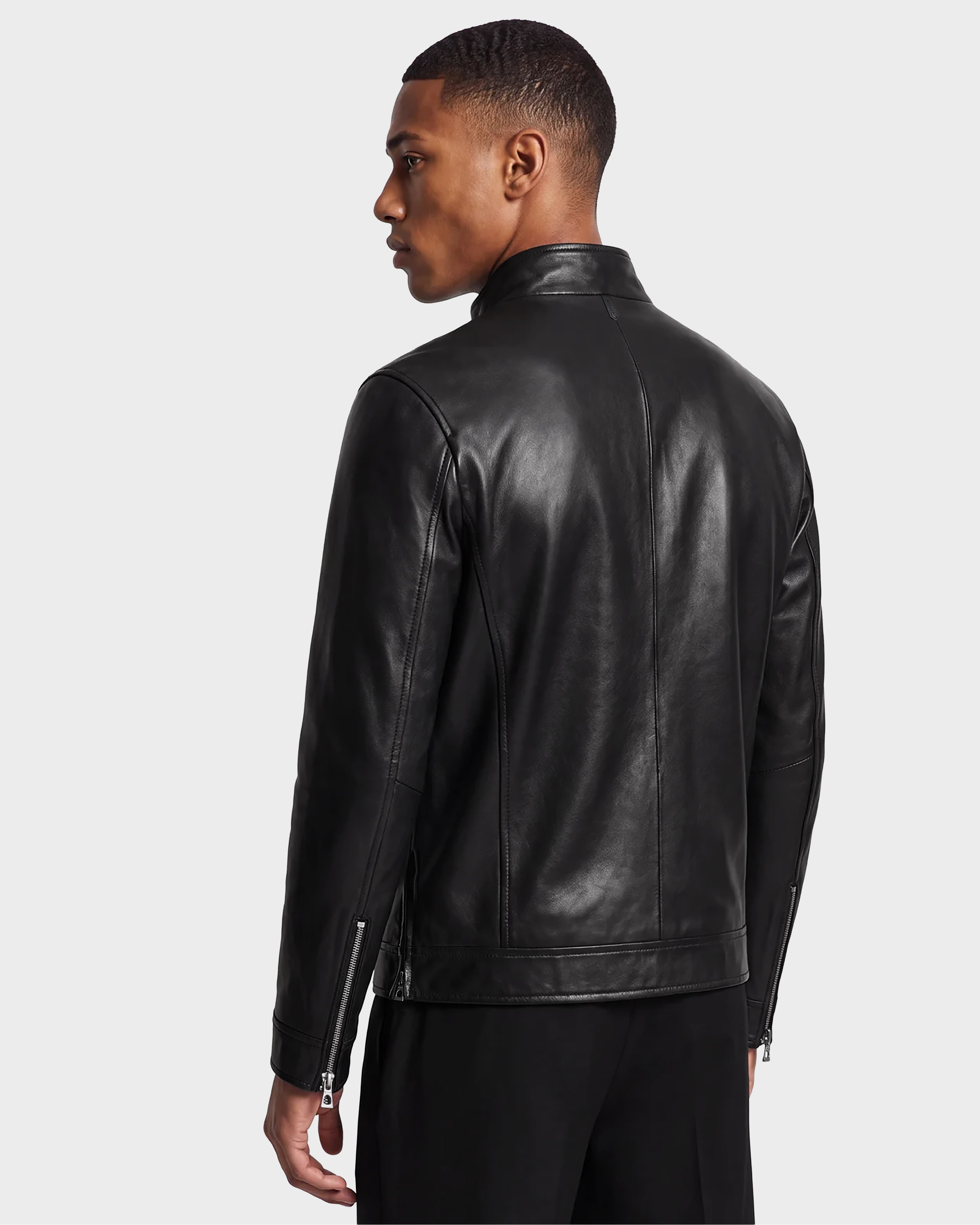 Hender Scheme Malkovich サイズ4 ブラック レザー STEVEN RUDSAK Men's Black Leather Jacket - Luxe & Timeless Style