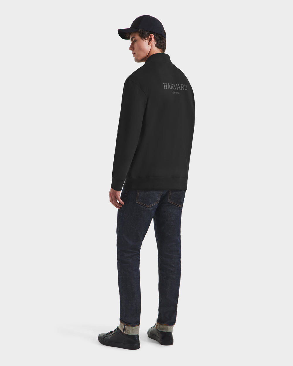 rim.ark Highneck kint hoodie ブラック RIM.ARK（リムアーク）の「Oversized hoodie knit（パーカー）」 - WEAR