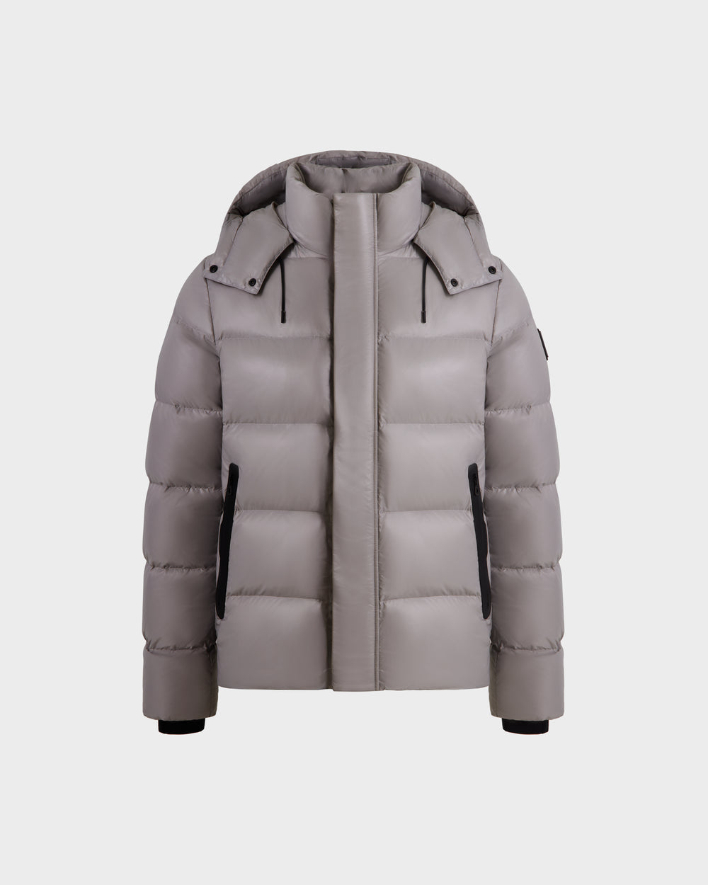 JOEL S RUDSAK High-Shine Down Puffer – Light Grey, Sub-Zero