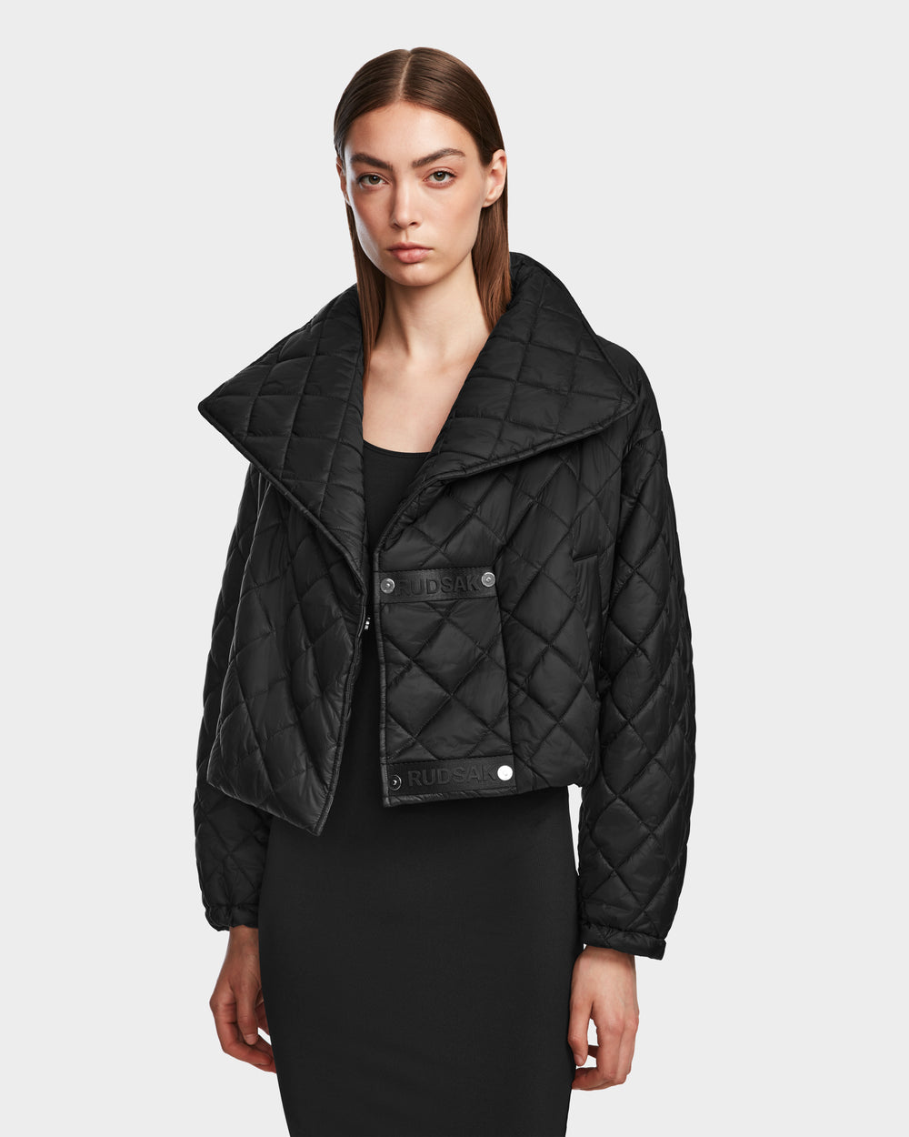 Rudsak Kalee Women s Quilted Short Coat Black M
