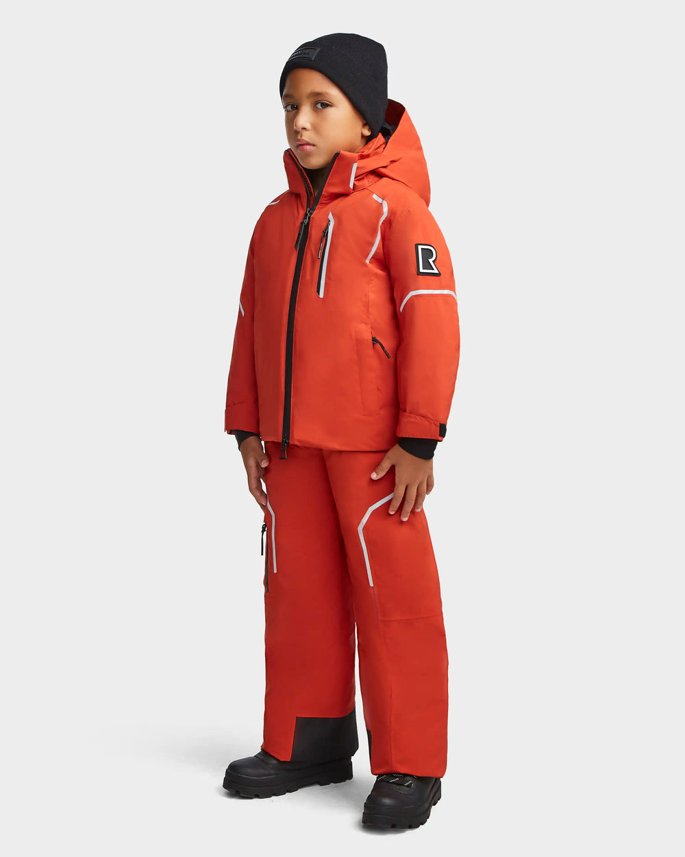 Boys orange 2025 ski jacket