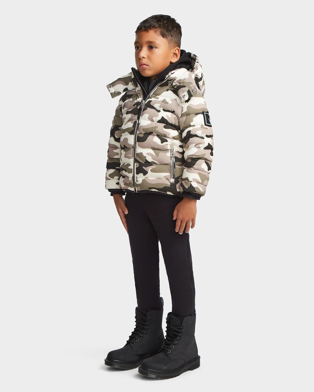 Boys camo puffer jacket on sale
