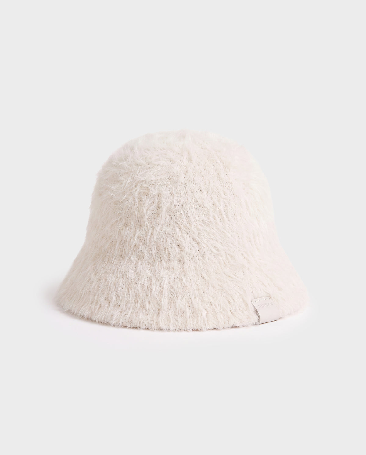 Off-white fuzzy MAIE - 8426517 Vanilla bucket hat with a small logo tab on the brim.