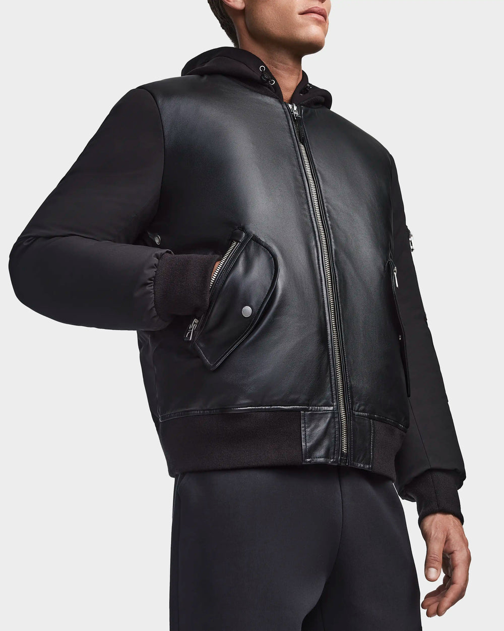 Rudsak leather jacket mens sales