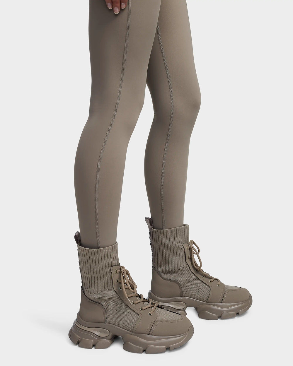 Bottes sales tissu stretch