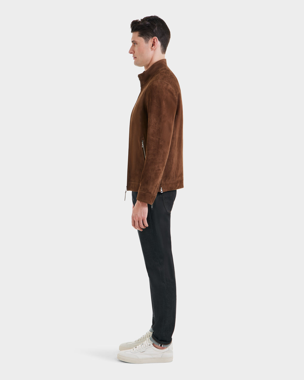 RUDSAK STEVEN SU Men's Suede Jacket - Timeless Mocha Style – Rudsak