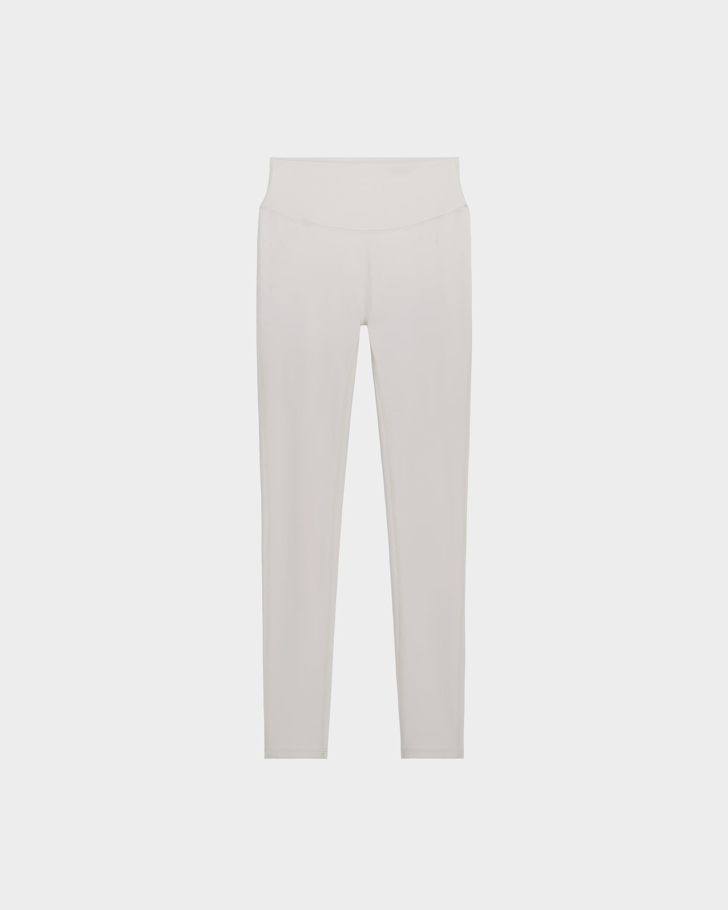 The Rudsak SONOMA - 8525071 Vanilla high-waisted, full-length leggings are shown against a plain light gray background. These versatile workout leggings offer a smooth, seamless look with no visible patterns or logos.