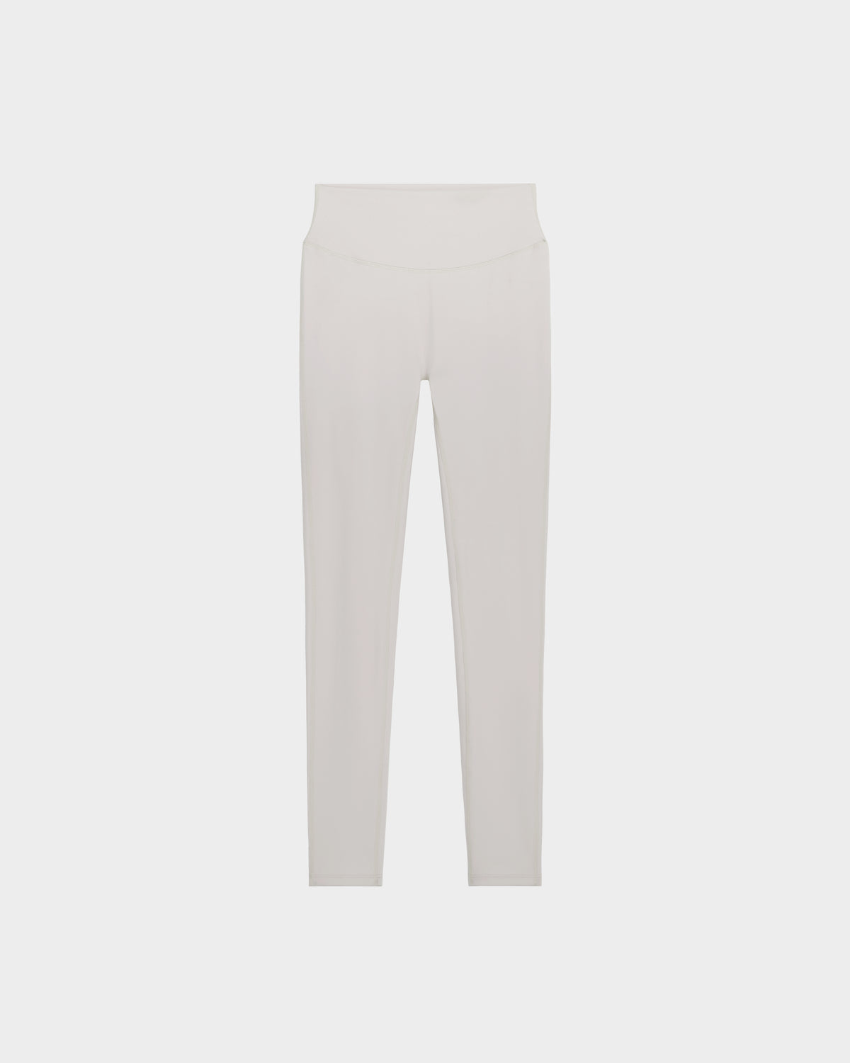 The Rudsak SONOMA - 8525071 Vanilla high-waisted, full-length leggings are shown against a plain light gray background. These versatile workout leggings offer a smooth, seamless look with no visible patterns or logos.