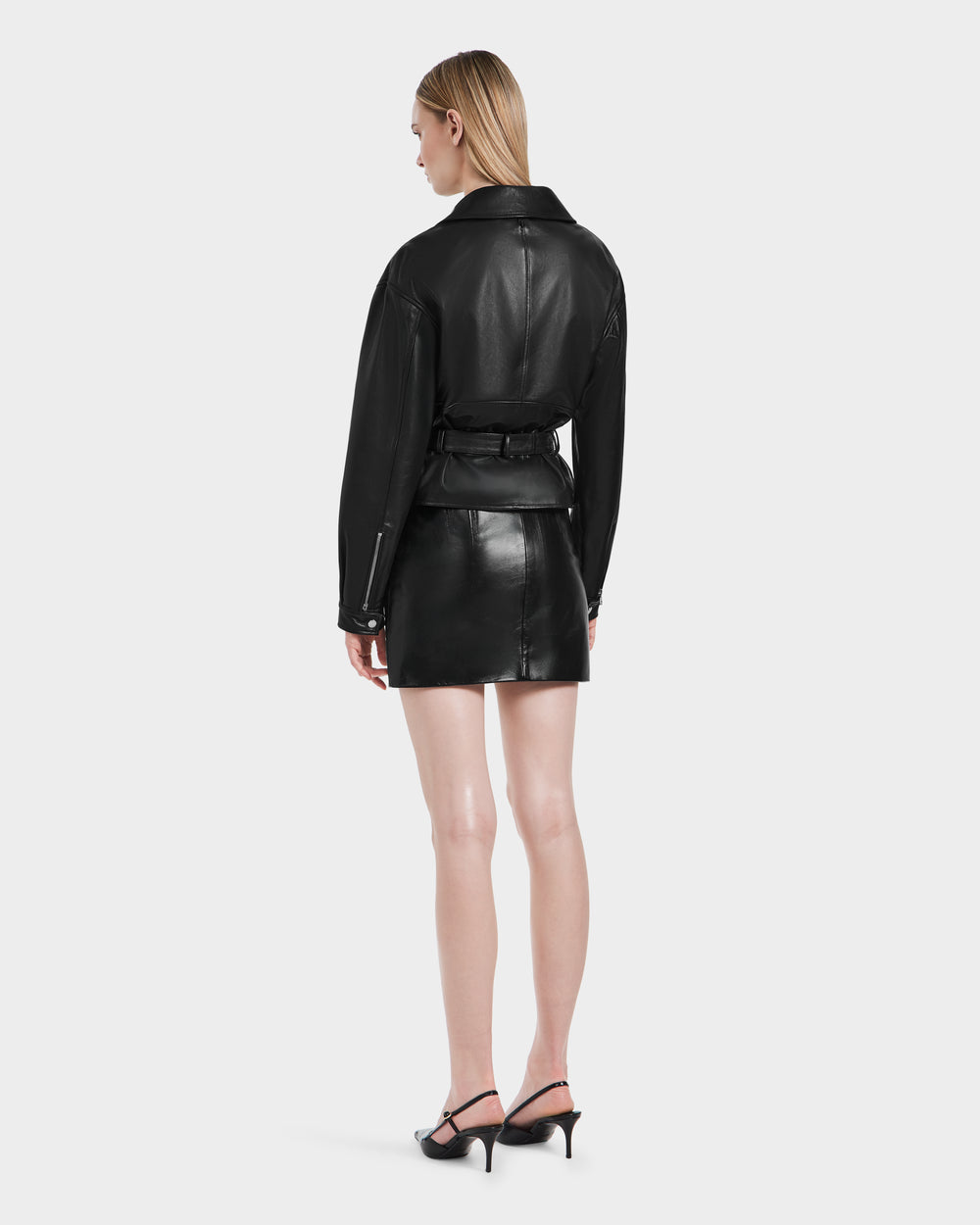 ARIELLE Premium Lamb Leather Biker Jacket - Chic & Relaxed Fit