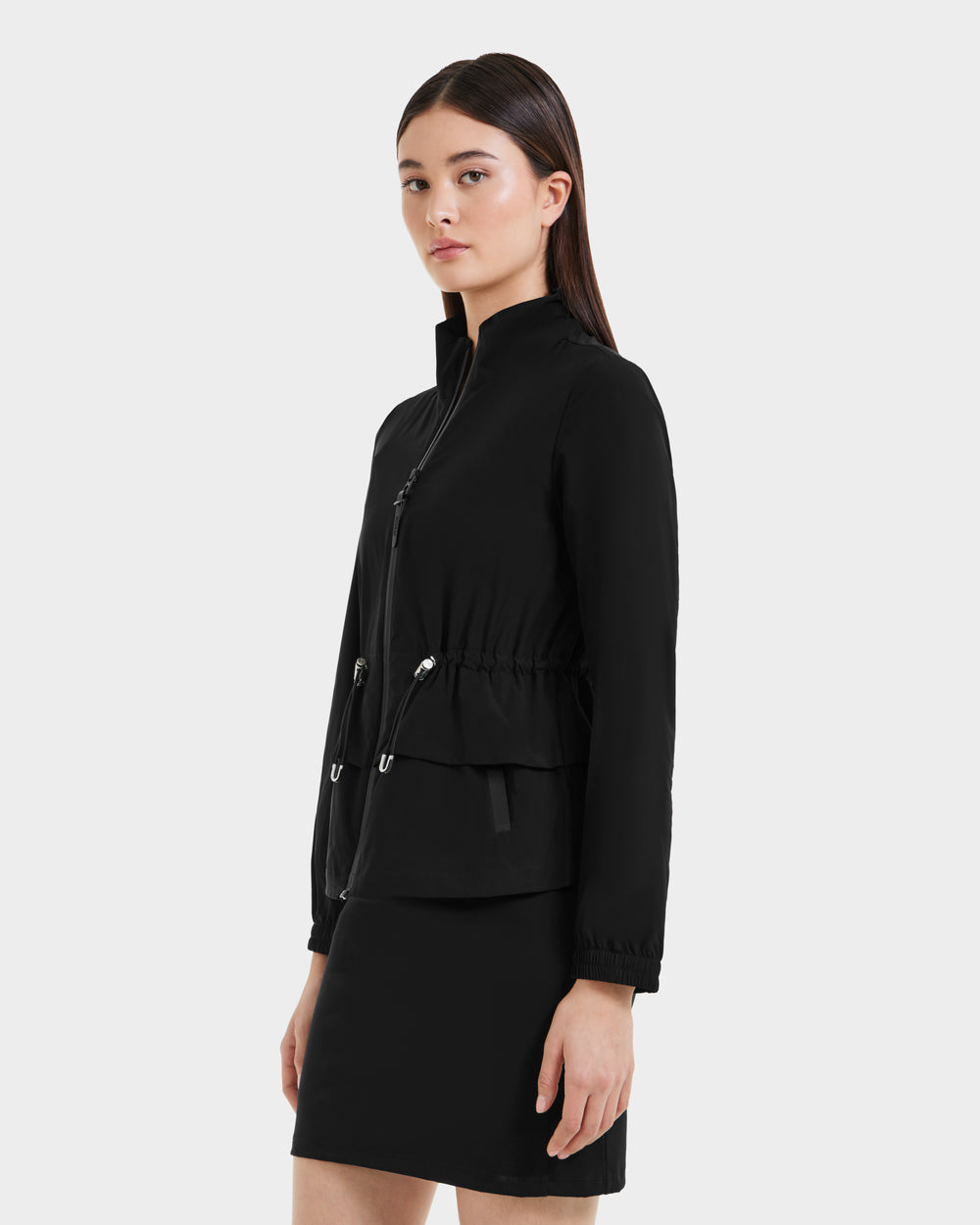 RUDSAK BONNIE Black Windbreaker Jacket | Lightweight & Stylish
