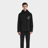 RUDSAK BRIAN Black Lightweight Nylon Trench – Weather-Ready Style