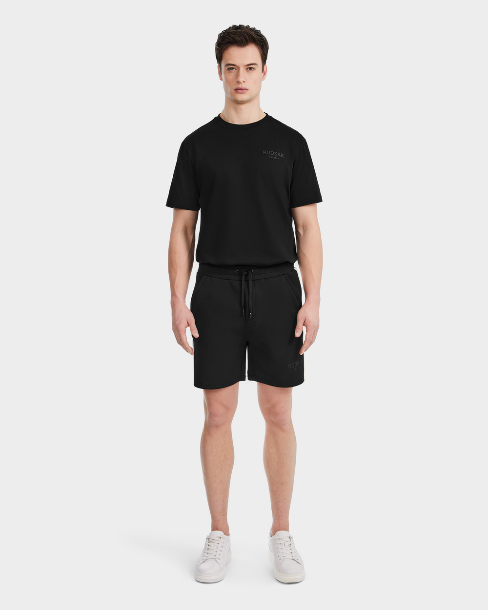 RUDSAK CAMDEN Men's Cotton-Blend Jogger Shorts – Comfort & Style