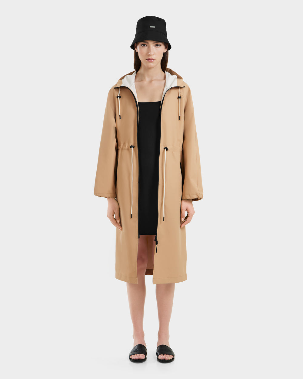 RUDSAK CARLA Women's Long Raincoat | Stylish & Lightweight – Rudsak