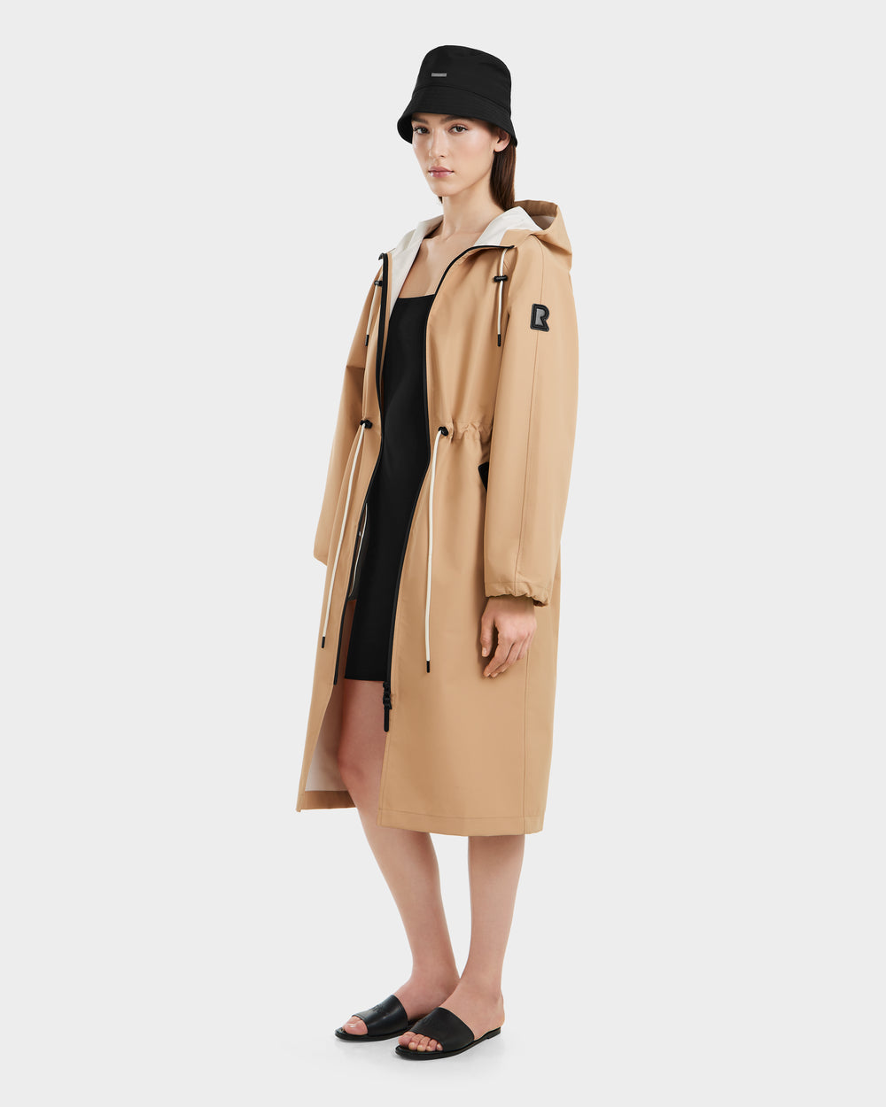 RUDSAK CARLA Women's Long Raincoat | Stylish & Lightweight – Rudsak