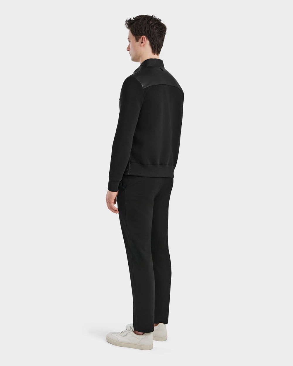 CLIFTON Black Leather Jacket: Modern Edge & Refined Style Rudsak CLIFTON Black Leather Jacket: Modern Edge & Refined Style Rudsak