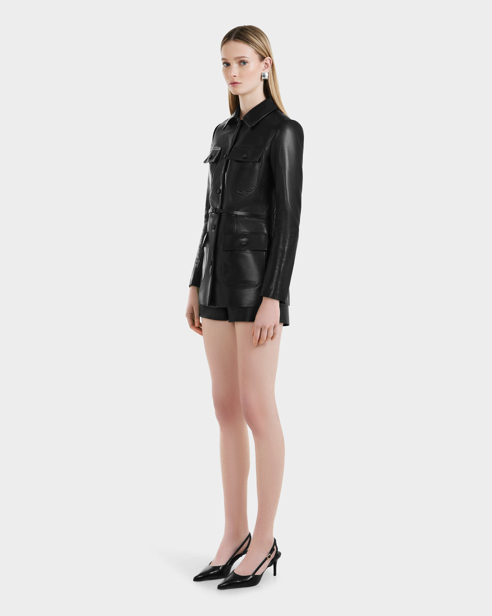 RUDSAK DANICA Women's Elegant Black Tailored Leather Jacket – Rudsak