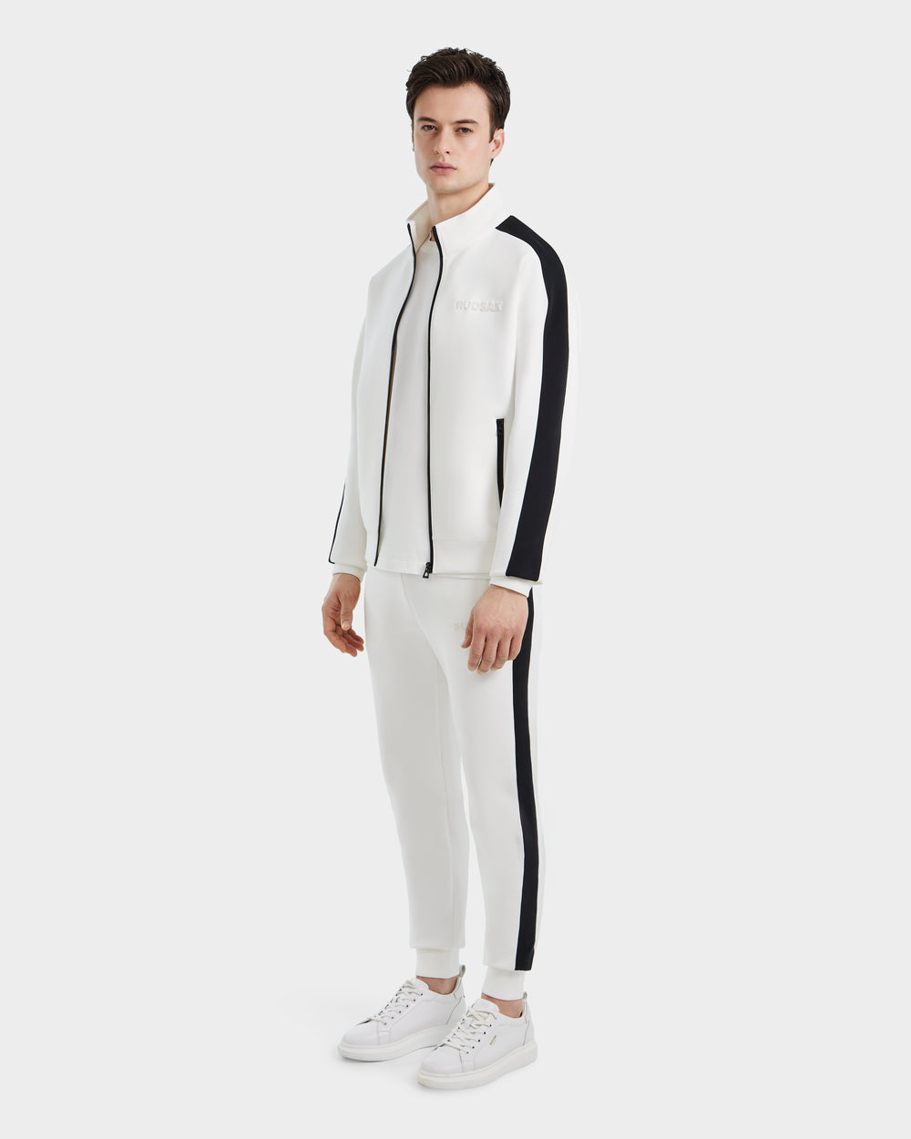Men's Zip-Up Cotton-Blend Sweater | Sleek Casual Style & Comfort