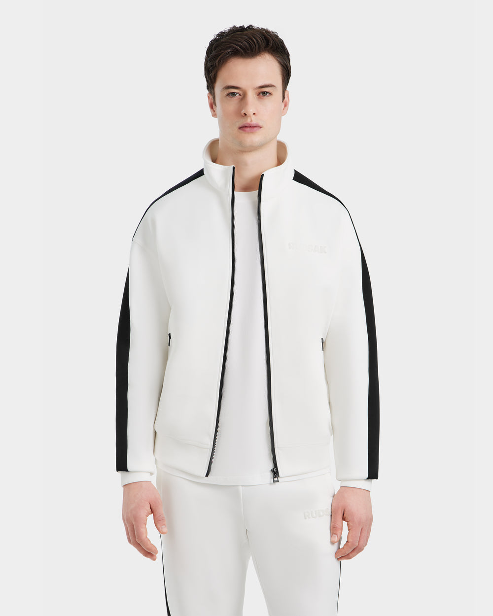 Men's Zip-Up Cotton-Blend Sweater | Sleek Casual Style & Comfort