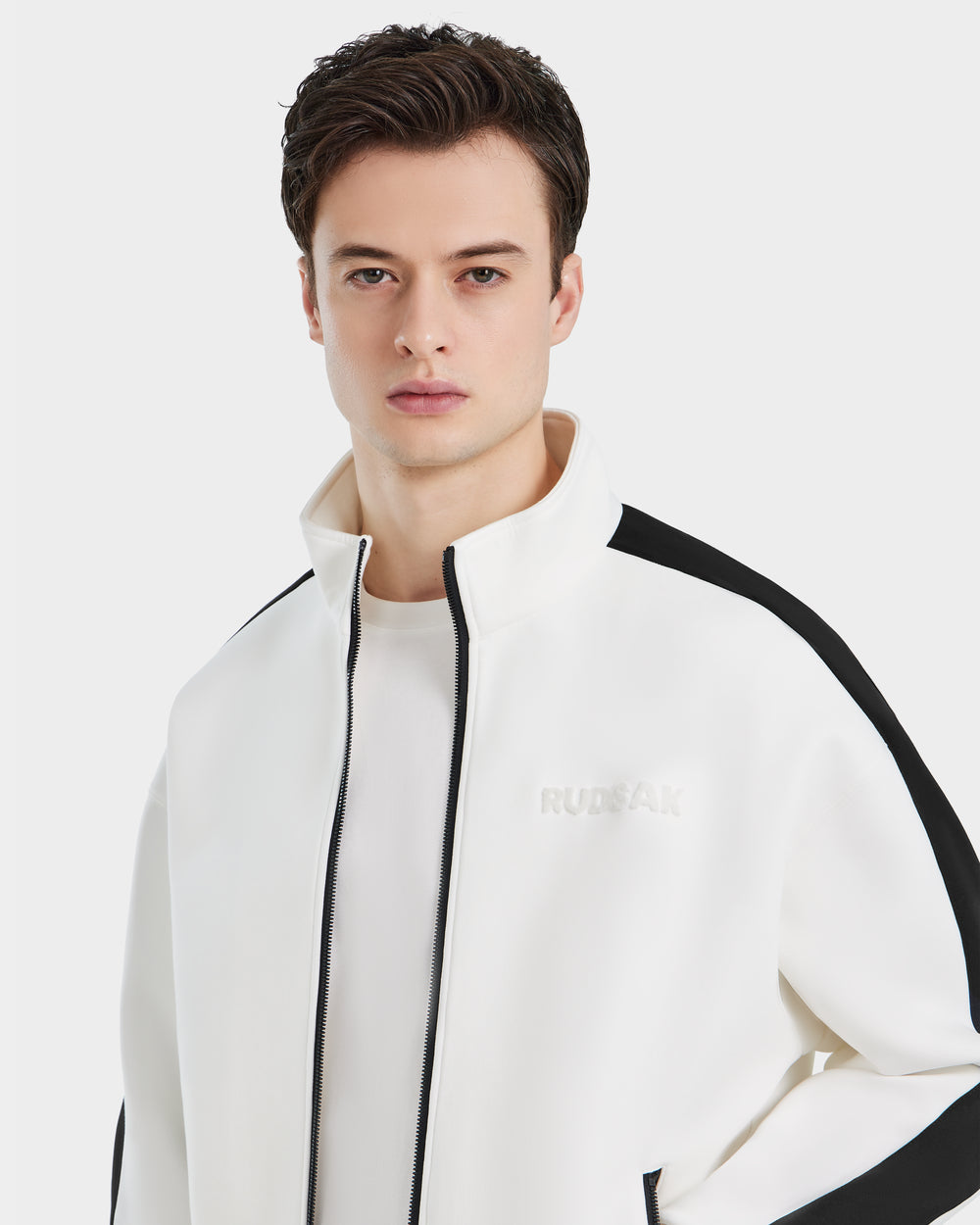 Men's Zip-Up Cotton-Blend Sweater | Sleek Casual Style & Comfort