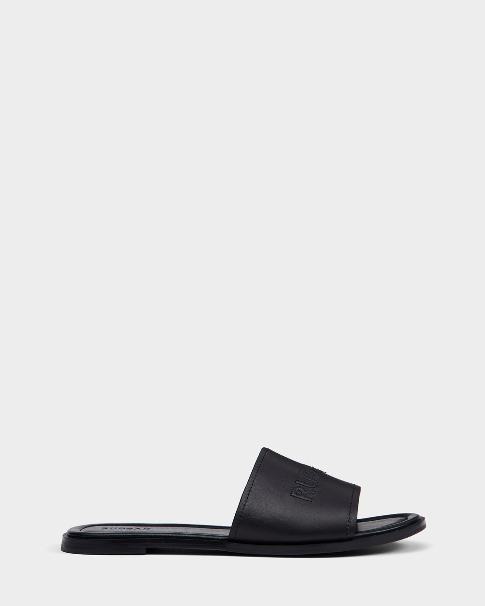 RUDSAK MALIA Black Slide Sandals | Effortless Style  display picture 3