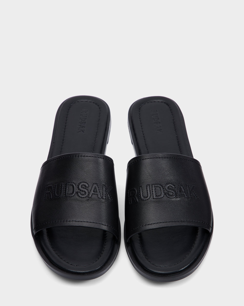 RUDSAK MALIA Black Slide Sandals | Effortless Style  display picture 2