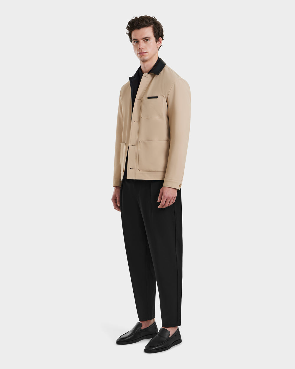 MATTHEW Almond Insulated Shirt Jacket