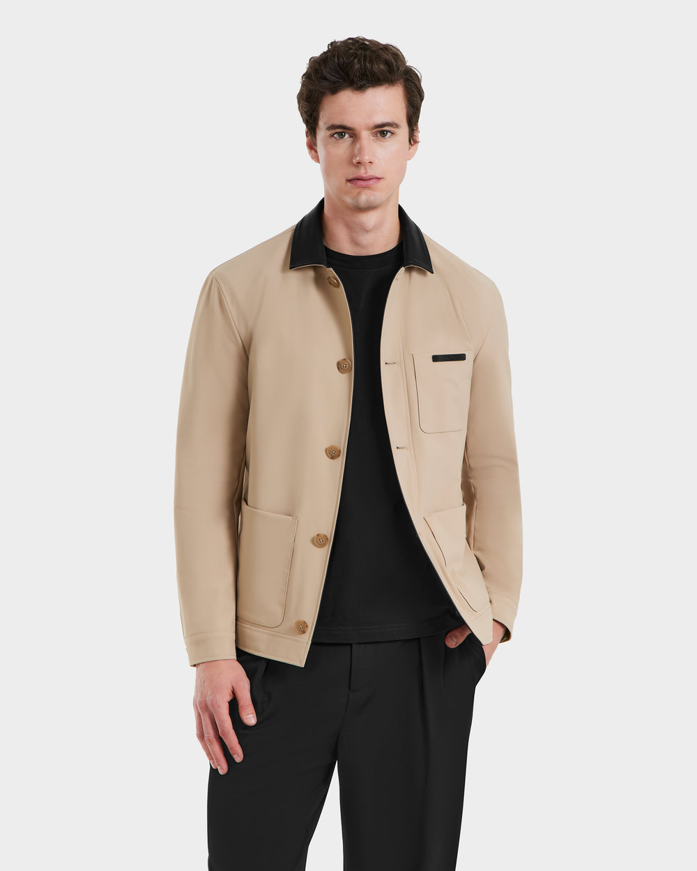 MATTHEW Almond Insulated Shirt Jacket - Tailored & Versatile – Rudsak