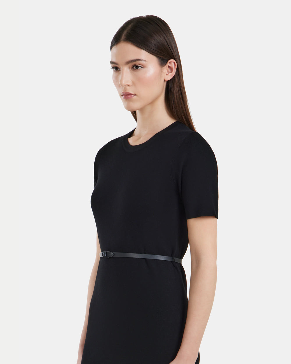 RUDSAK PHYLLIS Black Knit Dress - Chic, Versatile & Comfortable