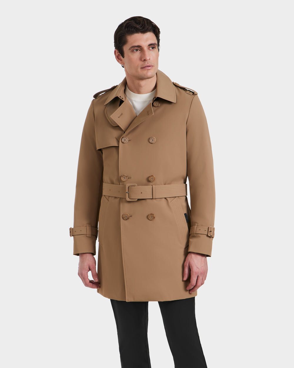 Men's Classic Water-Repellant Trench Coat | RUDSAK TIM Camel – Rudsak