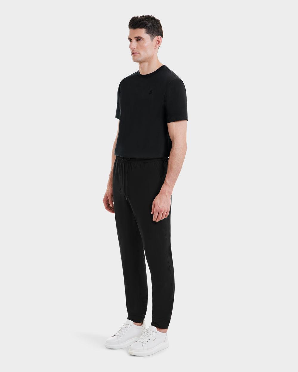 RUDSAK TUSTIN Men's Black Joggers - Tailored Comfort & Style – Rudsak