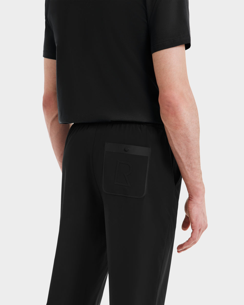 RUDSAK TUSTIN Men's Black Joggers - Tailored Comfort & Style – Rudsak