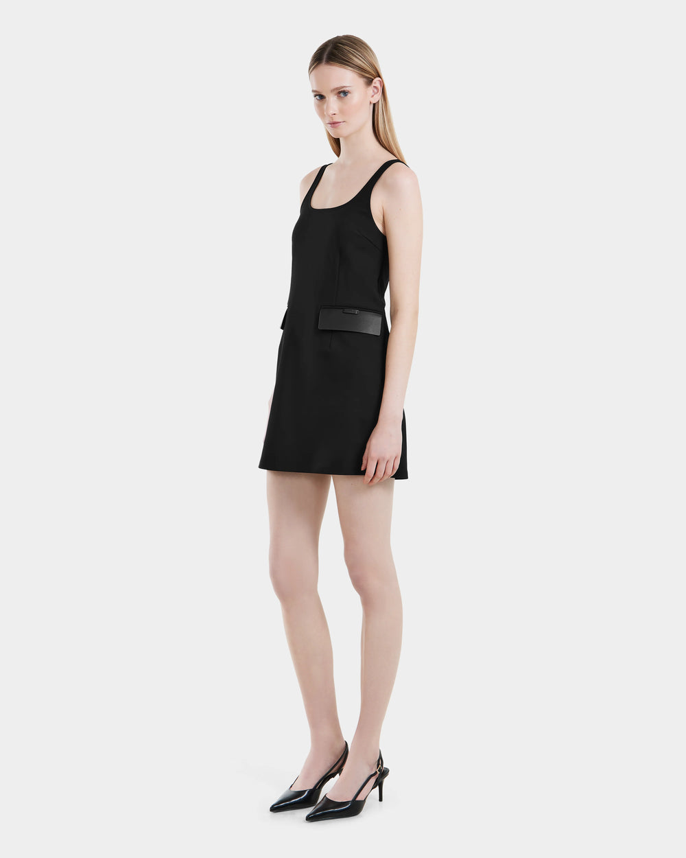 RUDSAK YALE Women's Mini Dress - Tailored Vegan Leather Rudsak RUDSAK YALE Women's Mini Dress - Tailored Vegan Leather Rudsak
