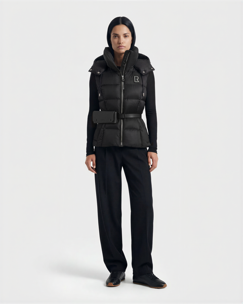 RUDSAK Cassidy N Black Women's Down Vest | Warmth & Versatility RUDSAK Cassidy N Black Women's Down Vest | Warmth & Versatility
