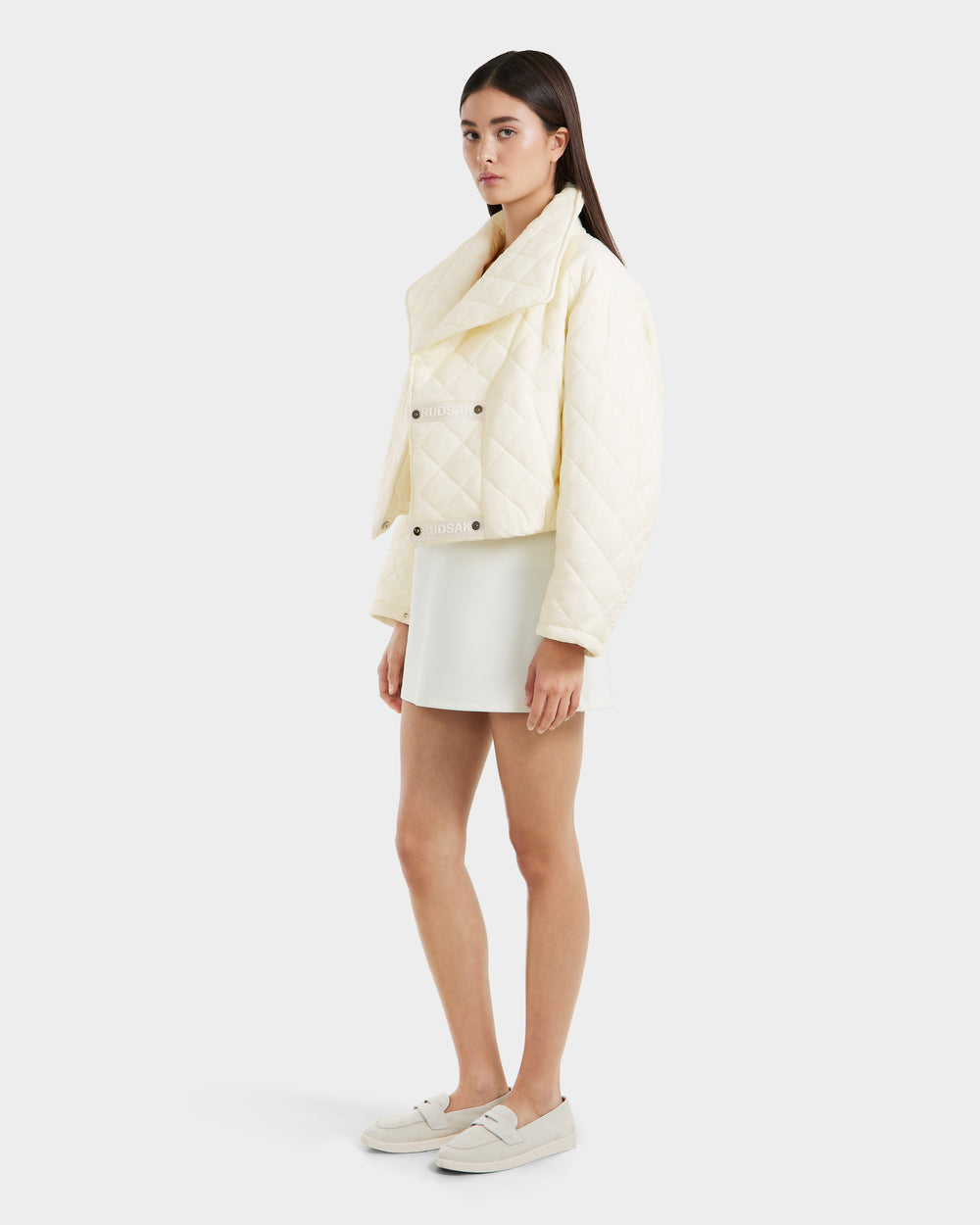 RUDSAK KALEE Women's Cropped Quilted Jacket - Lightweight Style