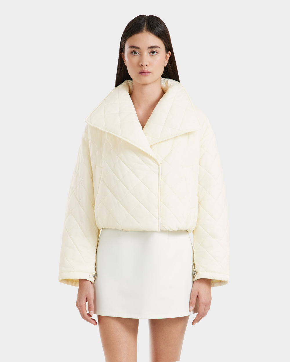RUDSAK KALEE Women's Cropped Quilted Jacket - Lightweight Style