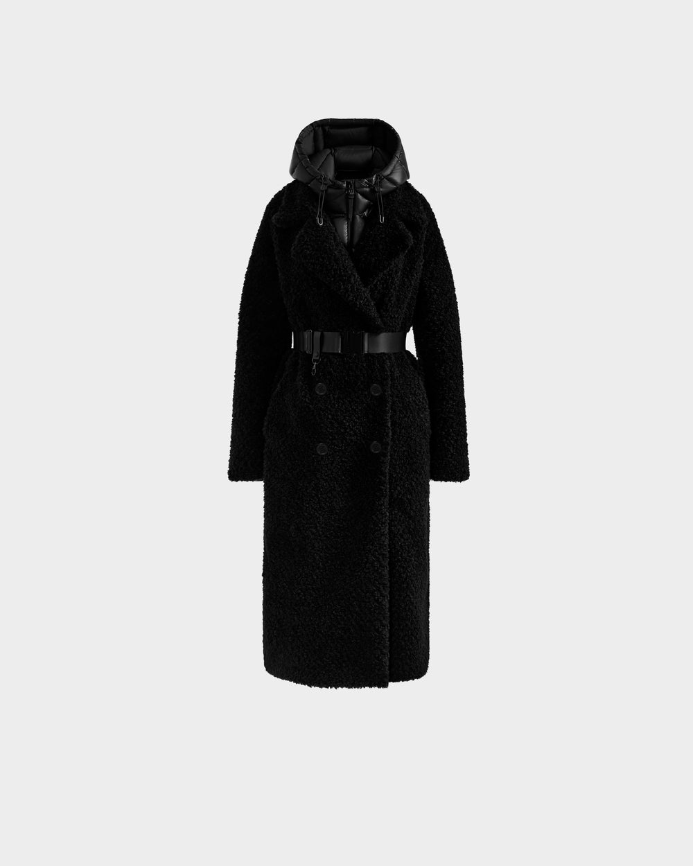 TINA Women's Faux Fur Teddy Trench Coat - Luxe Warmth & Style – Rudsak