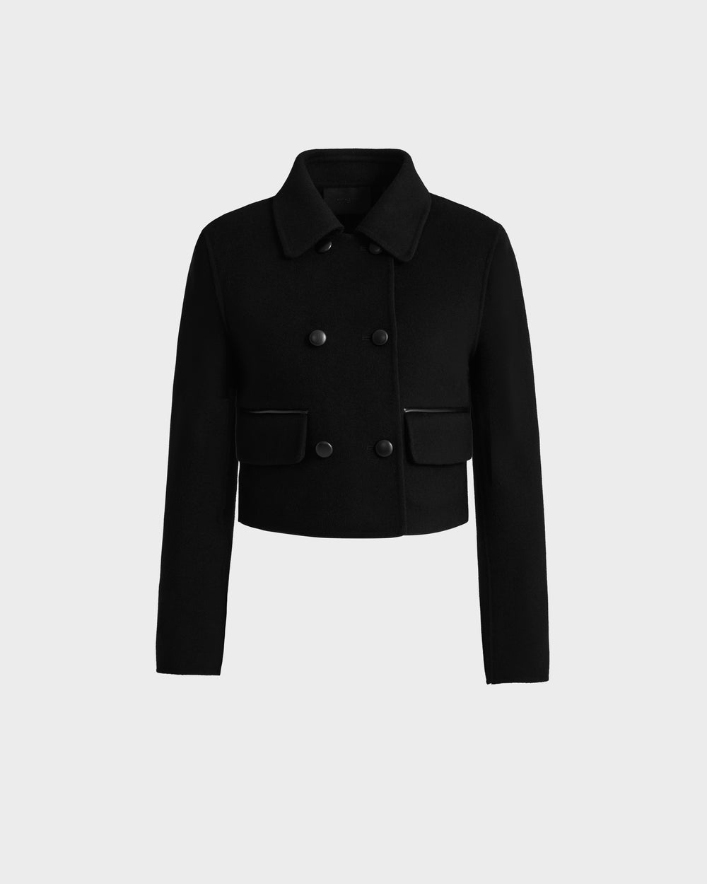 VERO Women's Cropped Wool Blazer - Luxe Double-Breasted Style – Rudsak