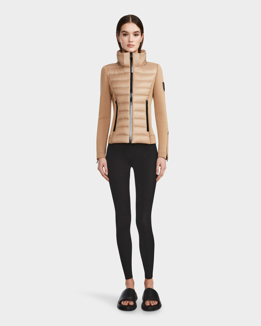 Women's lightweight jacket with down body MABS TOFFEE