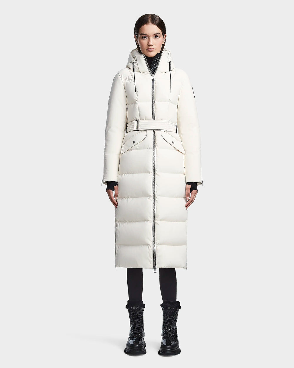 Maxi down top puffer coat