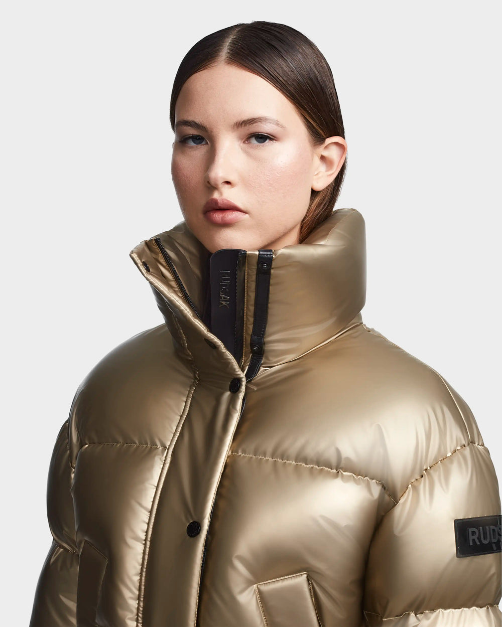 Bronze discount puffer jacket