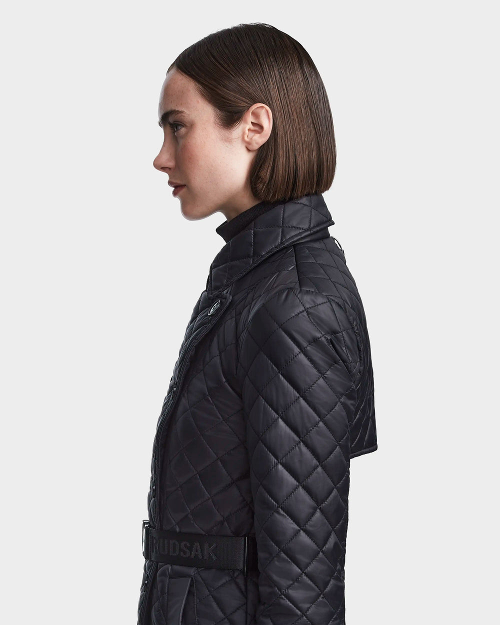 Women's Quilted Trench DAISY Black