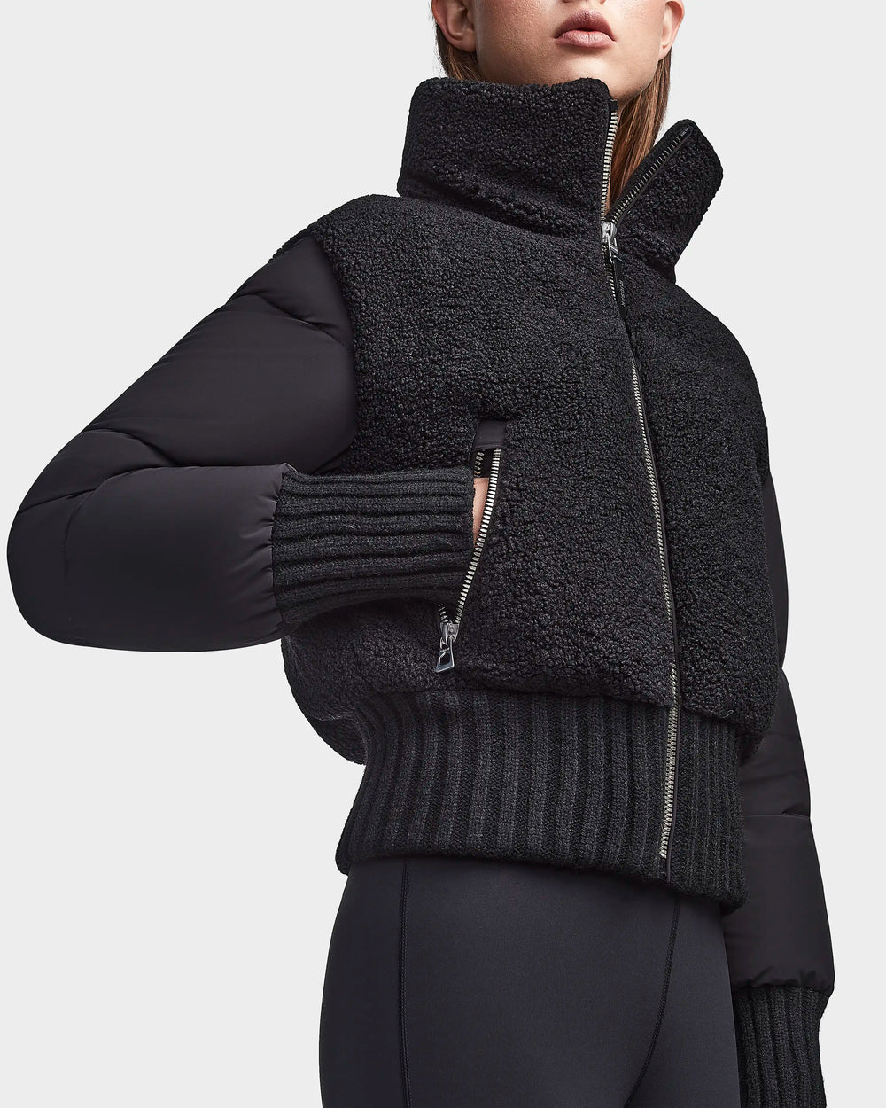 Womens teddy 2025 bomber jacket