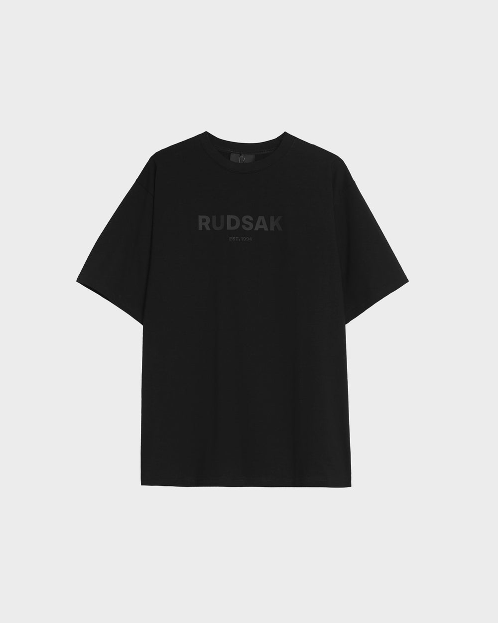 RUDSAK KARTER Black Oversized Unisex T-Shirt | Premium Cotton
