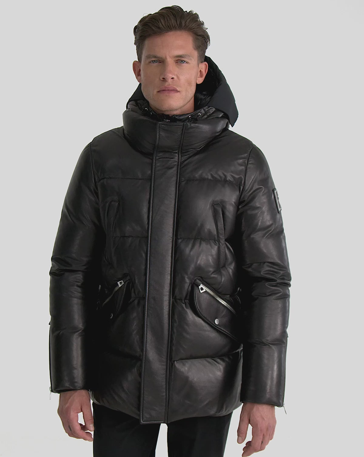 Parka Unisexe en cuir APOLLO X Noir RUDSAK Rudsak