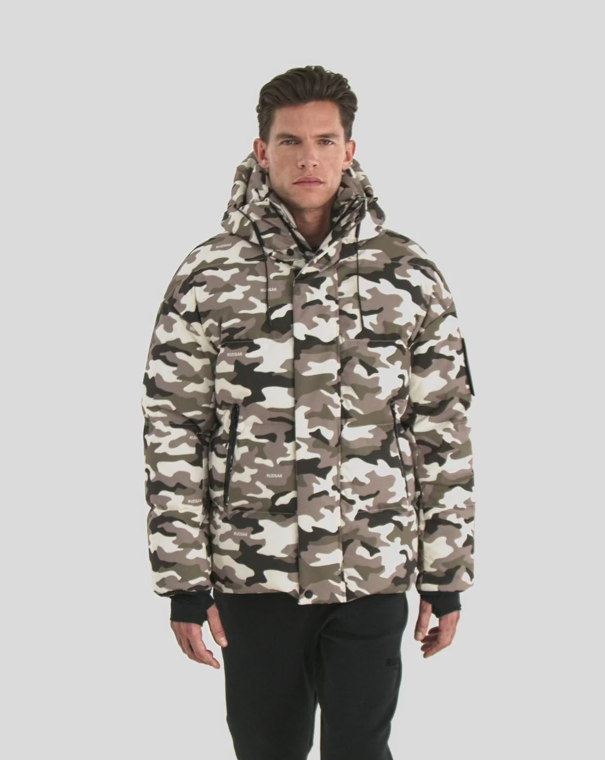 Camouflage puffer deals